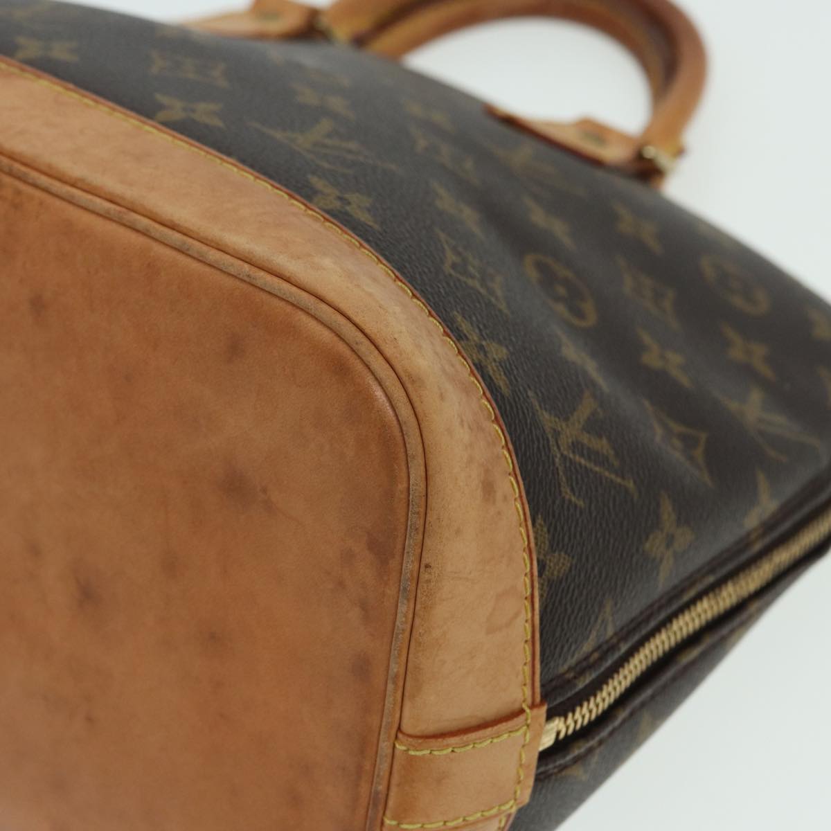 LOUIS VUITTON Monogram Alma Hand Bag M51130 LV Auth ar12086