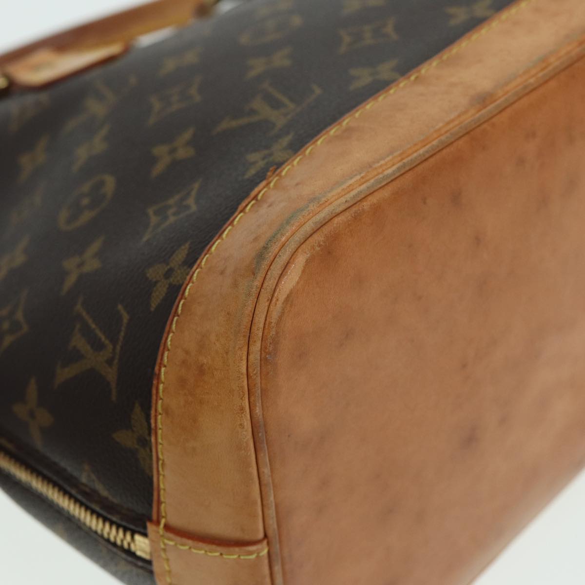 LOUIS VUITTON Monogram Alma Hand Bag M51130 LV Auth ar12086