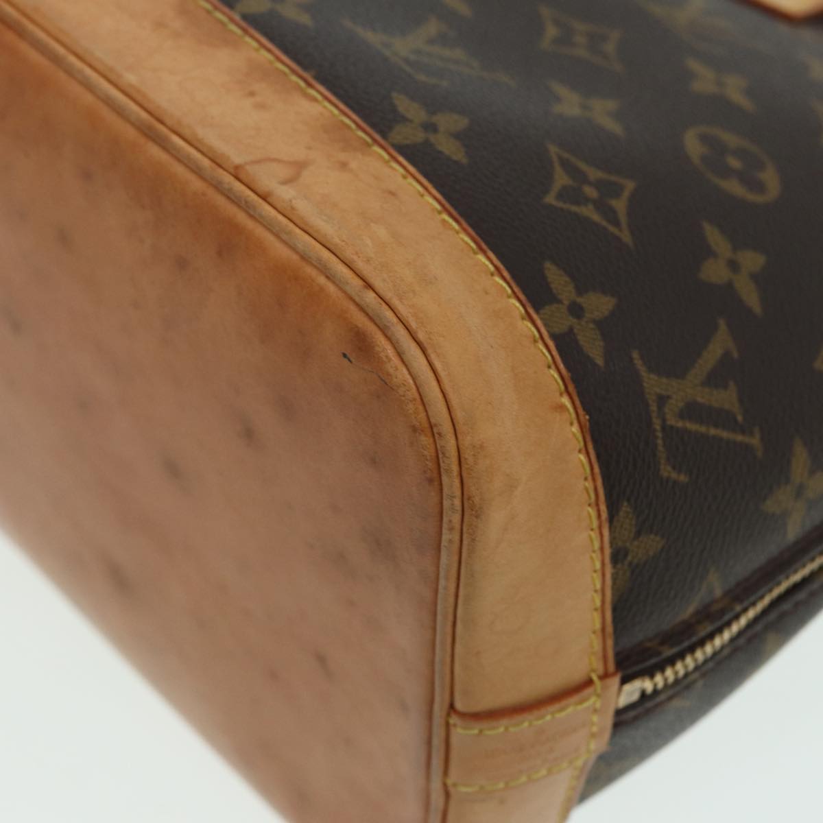 LOUIS VUITTON Monogram Alma Hand Bag M51130 LV Auth ar12086