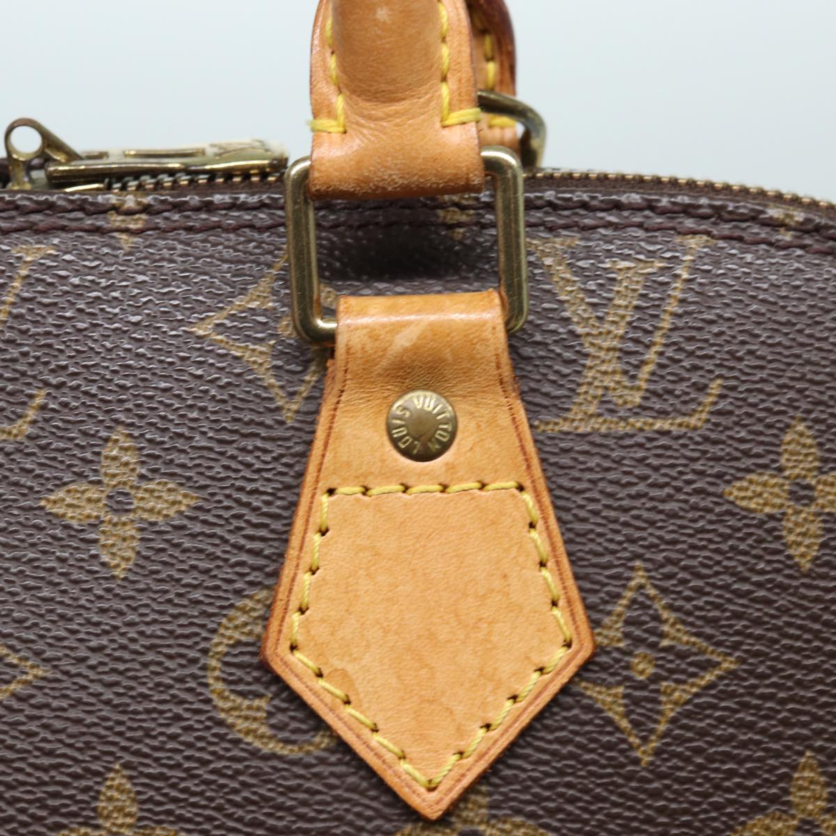 LOUIS VUITTON Monogram Alma Hand Bag M51130 LV Auth ar12086