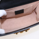 GUCCI Padlock GG Supreme Chain Shoulder Bag PVC Beige 432182 Auth ar12095-11