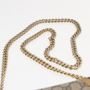 GUCCI Padlock GG Supreme Chain Shoulder Bag PVC Beige 432182 Auth ar12095-14