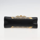 GUCCI Padlock GG Supreme Chain Shoulder Bag PVC Beige 432182 Auth ar12095-5