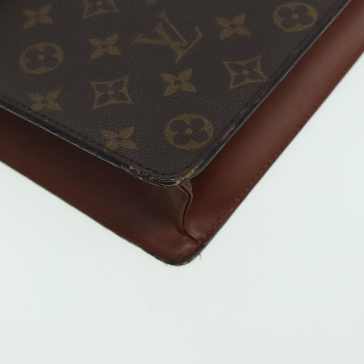 LOUIS VUITTON Monogram Porte Documents Bandouliere Bag M53338 LV Auth ar12103