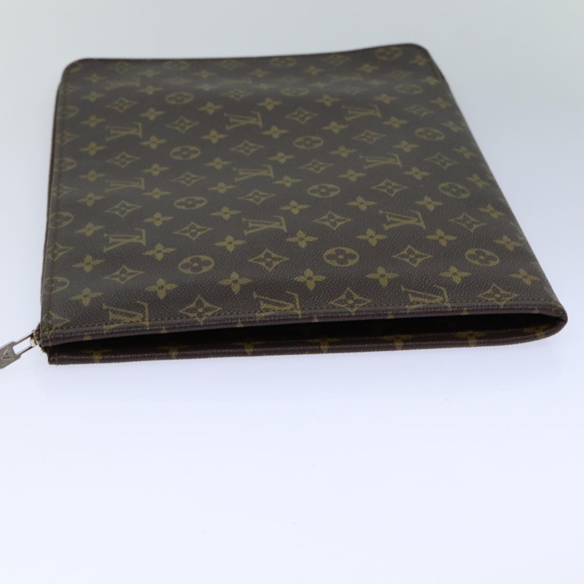 LOUIS VUITTON Monogram Poche Document Briefcase M53400 LV Auth ar12105