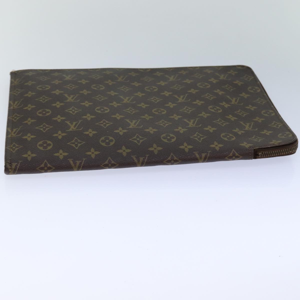 LOUIS VUITTON Monogram Poche Document Briefcase M53400 LV Auth ar12105