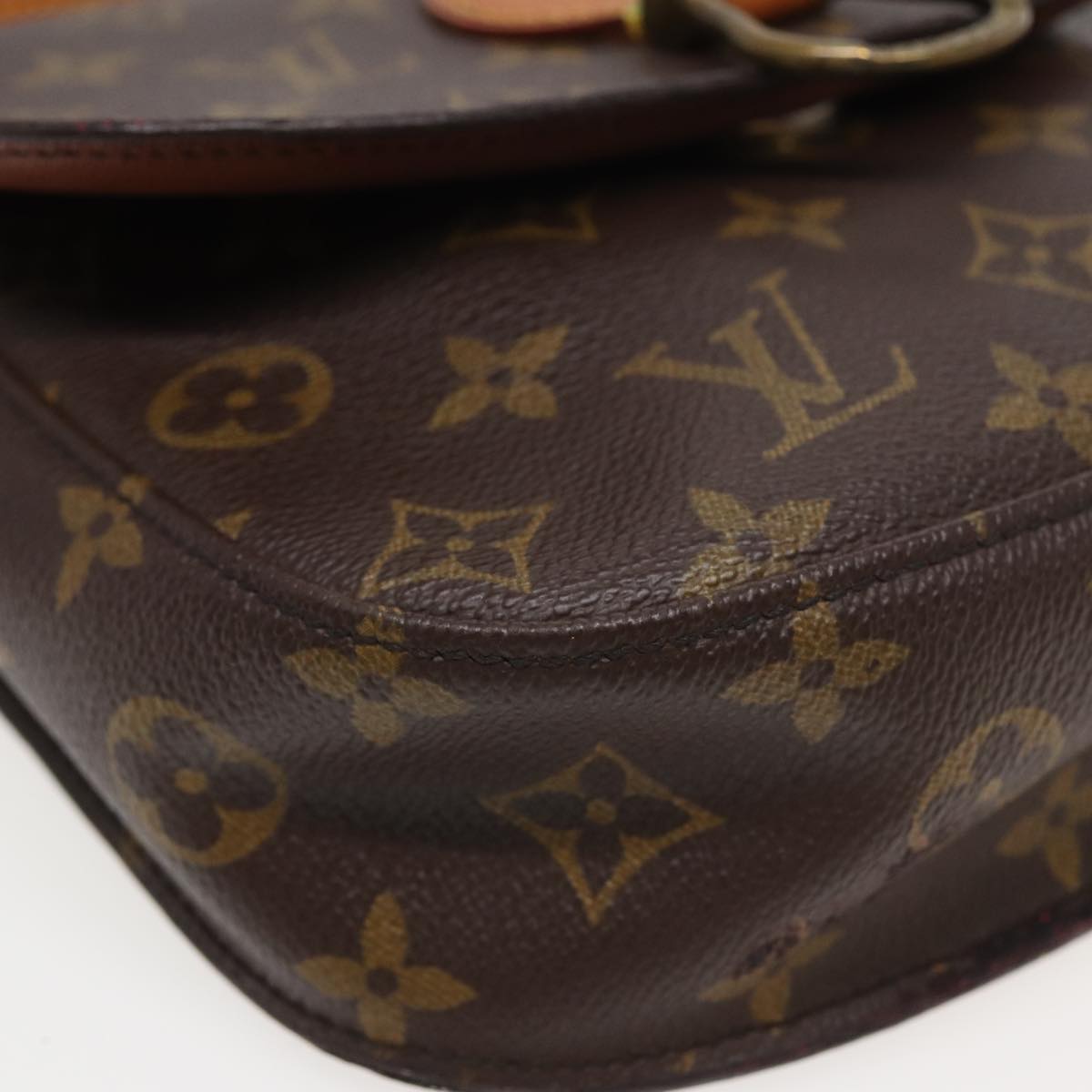 LOUIS VUITTON Monogram Saint Cloud MM Shoulder Bag M51243 LV Auth ar12112