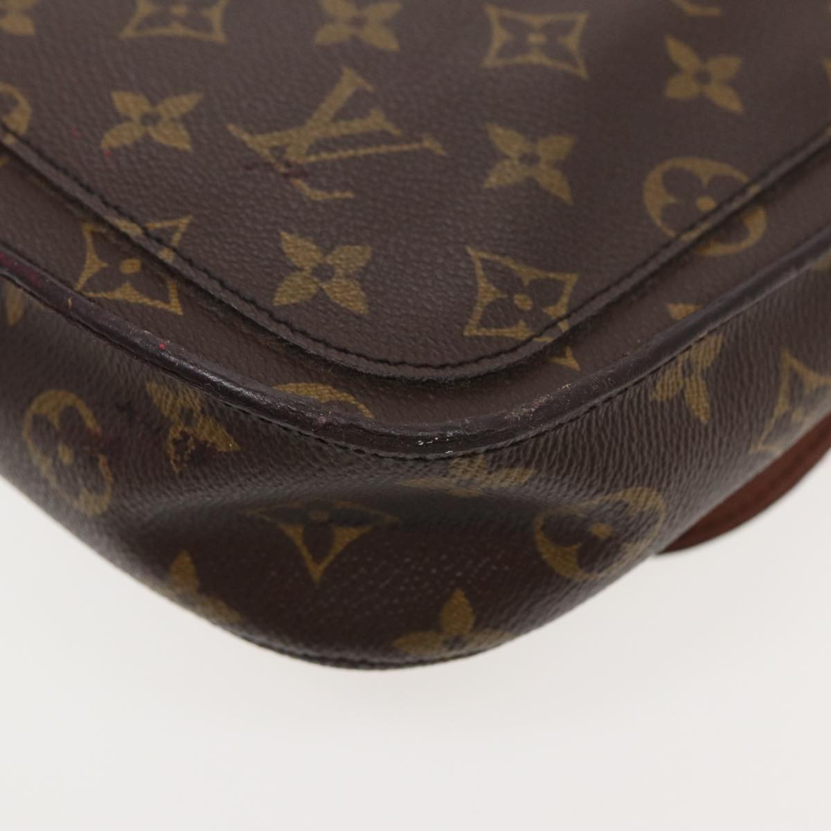 LOUIS VUITTON Monogram Saint Cloud MM Shoulder Bag M51243 LV Auth ar12112