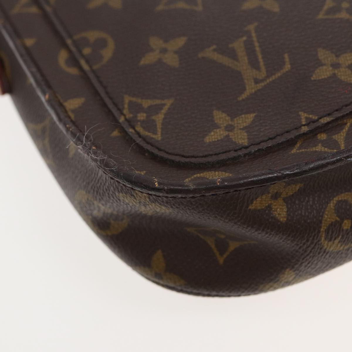 LOUIS VUITTON Monogram Saint Cloud MM Shoulder Bag M51243 LV Auth ar12112