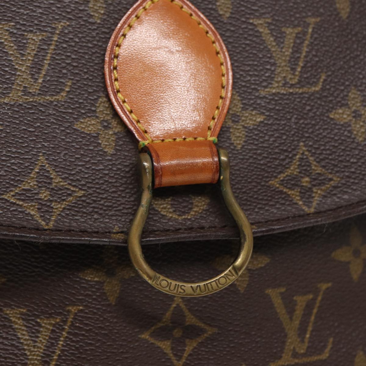 LOUIS VUITTON Monogram Saint Cloud MM Shoulder Bag M51243 LV Auth ar12112