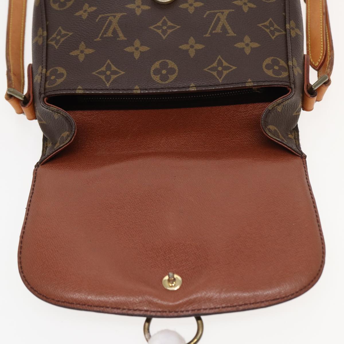 LOUIS VUITTON Monogram Saint Cloud MM Shoulder Bag M51243 LV Auth ar12112