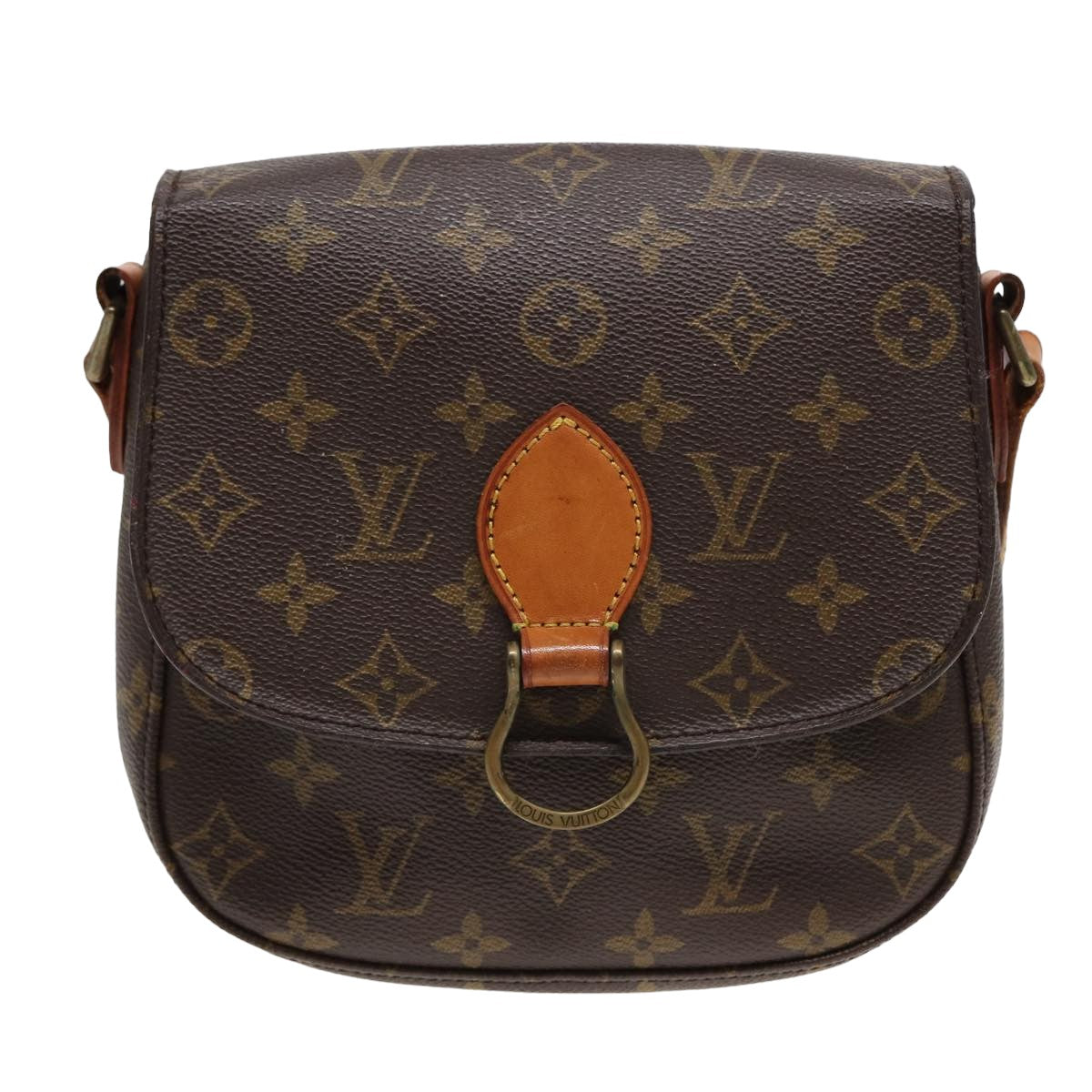 LOUIS VUITTON Monogram Saint Cloud MM Shoulder Bag M51243 LV Auth ar12112