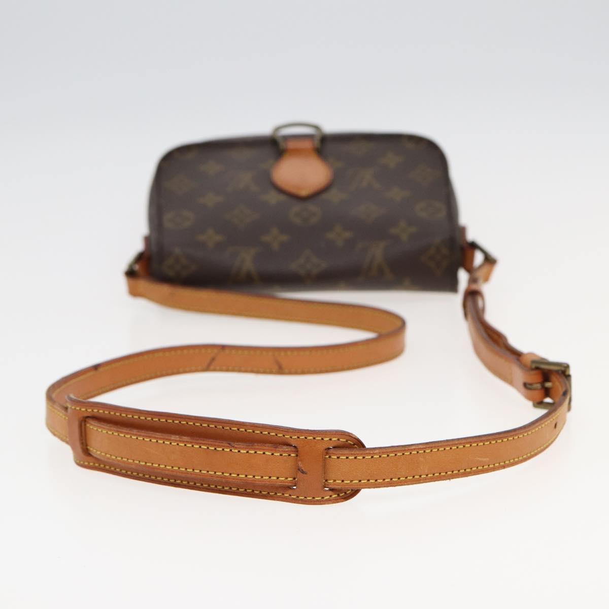 LOUIS VUITTON Monogram Saint Cloud MM Shoulder Bag M51243 LV Auth ar12112