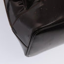 GUCCI Bamboo Body Bag Enamel Brown 003 2113 0027 Auth ar12113-17