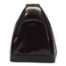 GUCCI Bamboo Body Bag Enamel Brown 003 2113 0027 Auth ar12113-13