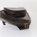 GUCCI Bamboo Body Bag Enamel Brown 003 2113 0027 Auth ar12113-6