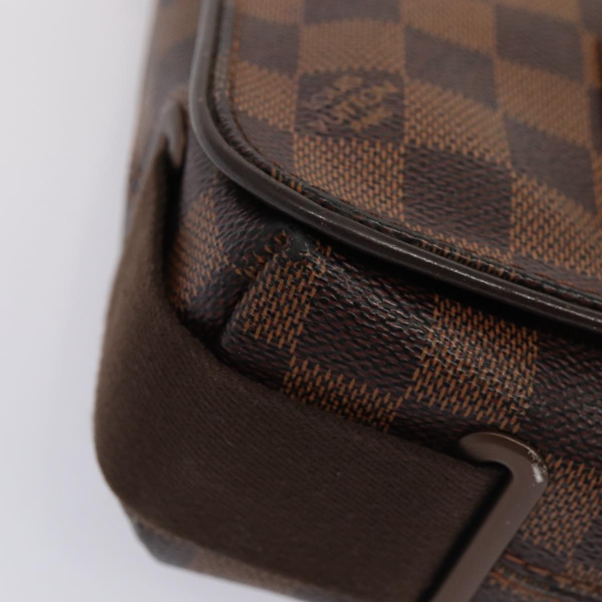 LOUIS VUITTON Damier Ebene Brooklyn PM Shoulder Bag N51210 LV Auth ar12116