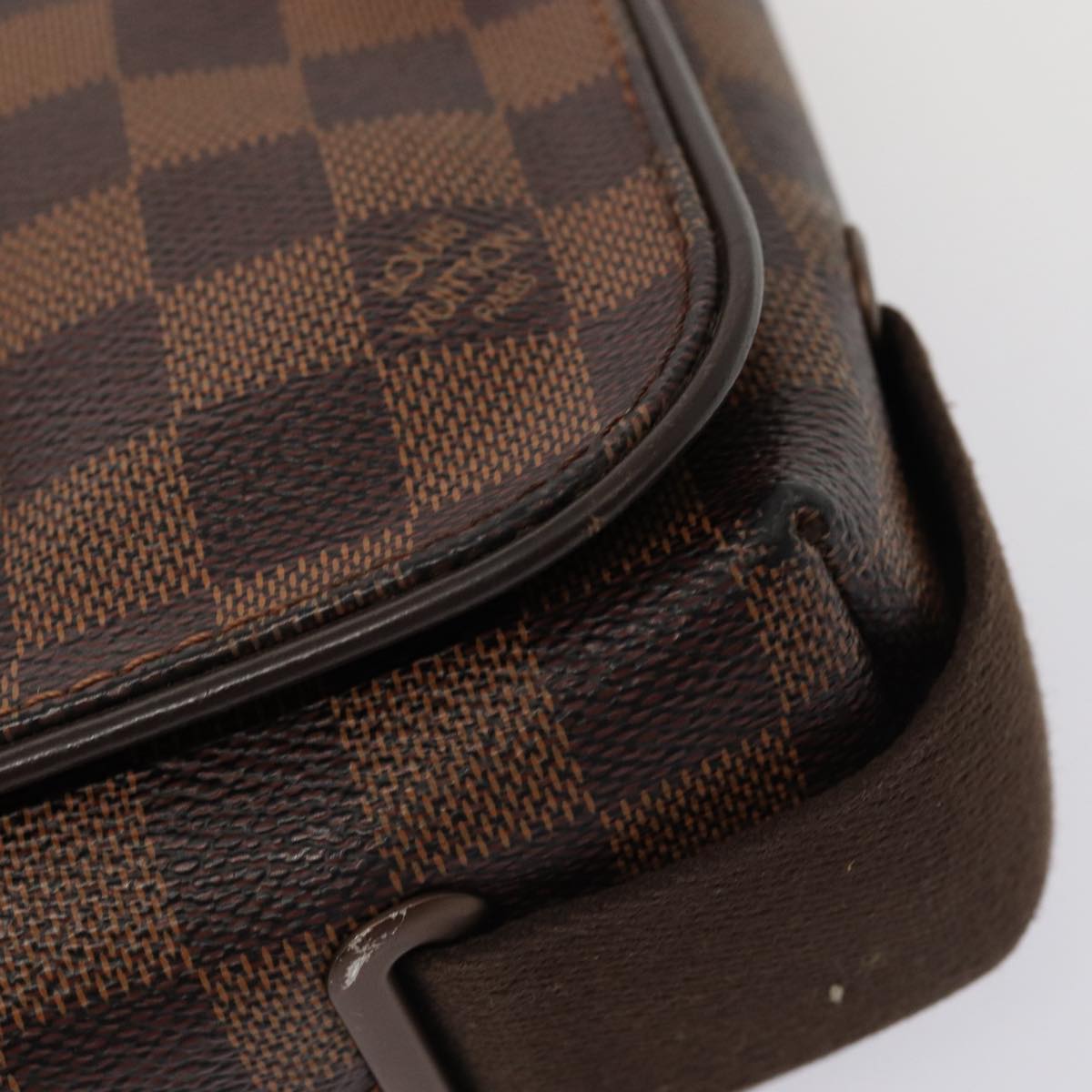 LOUIS VUITTON Damier Ebene Brooklyn PM Shoulder Bag N51210 LV Auth ar12116