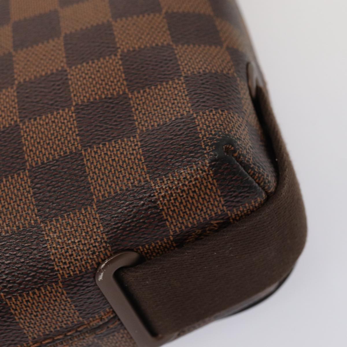 LOUIS VUITTON Damier Ebene Brooklyn PM Shoulder Bag N51210 LV Auth ar12116