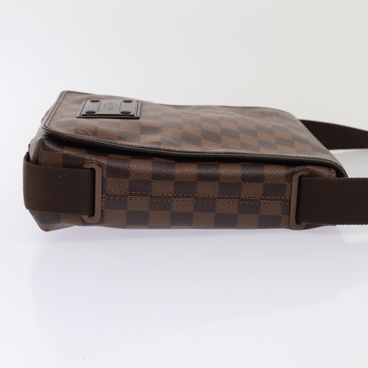 LOUIS VUITTON Damier Ebene Brooklyn PM Shoulder Bag N51210 LV Auth ar12116