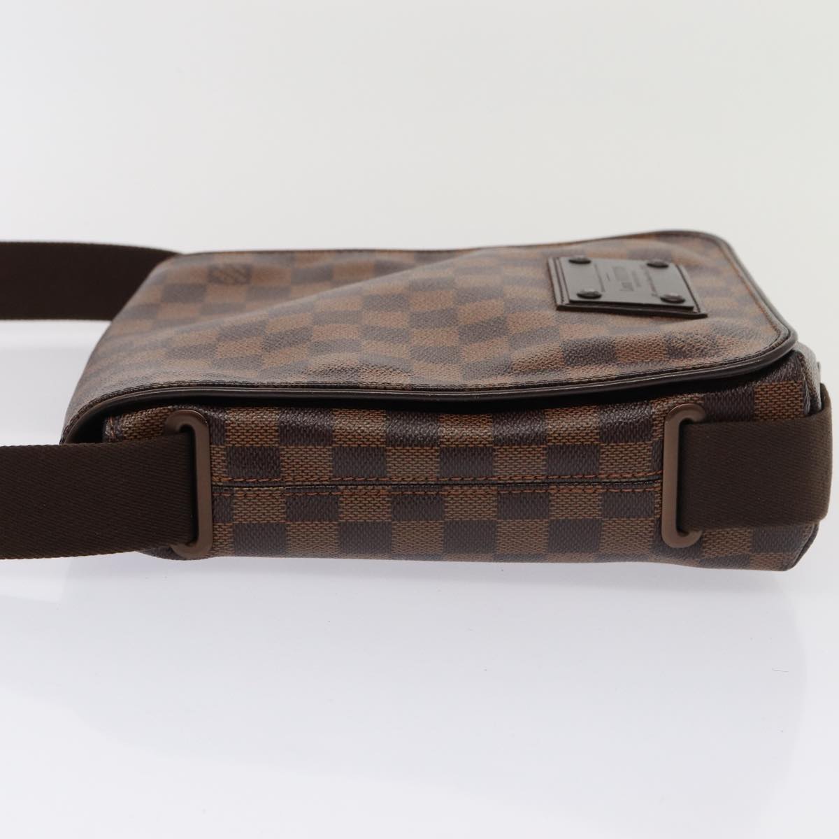 LOUIS VUITTON Damier Ebene Brooklyn PM Shoulder Bag N51210 LV Auth ar12116