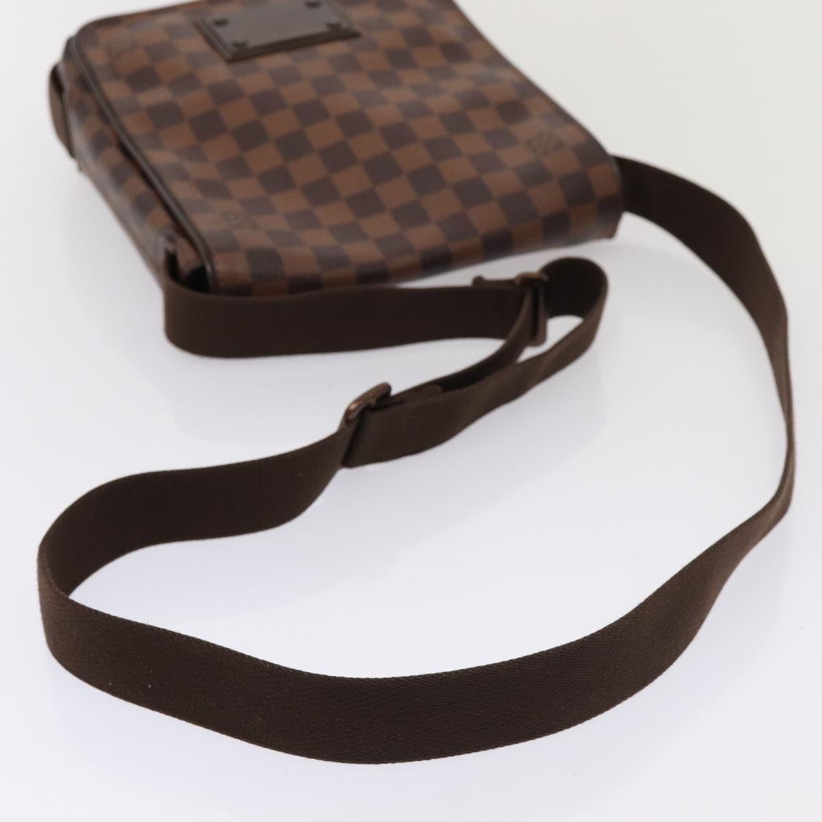 LOUIS VUITTON Damier Ebene Brooklyn PM Shoulder Bag N51210 LV Auth ar12116