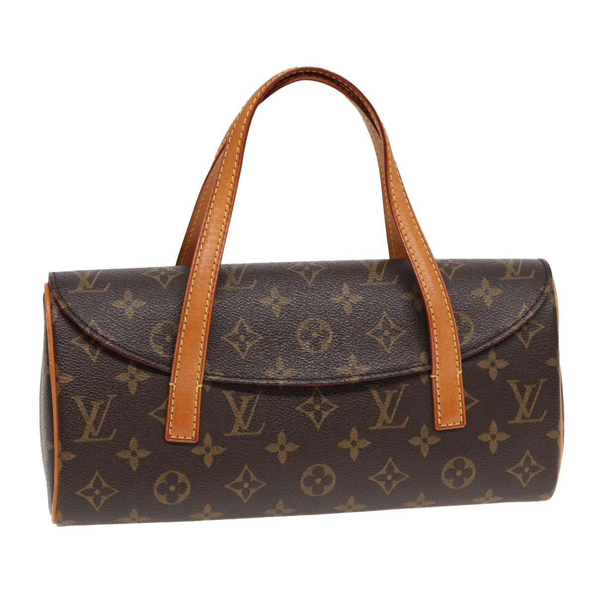 LOUIS VUITTON Monogram Sonatine Hand Bag M51902 LV Auth ar12119