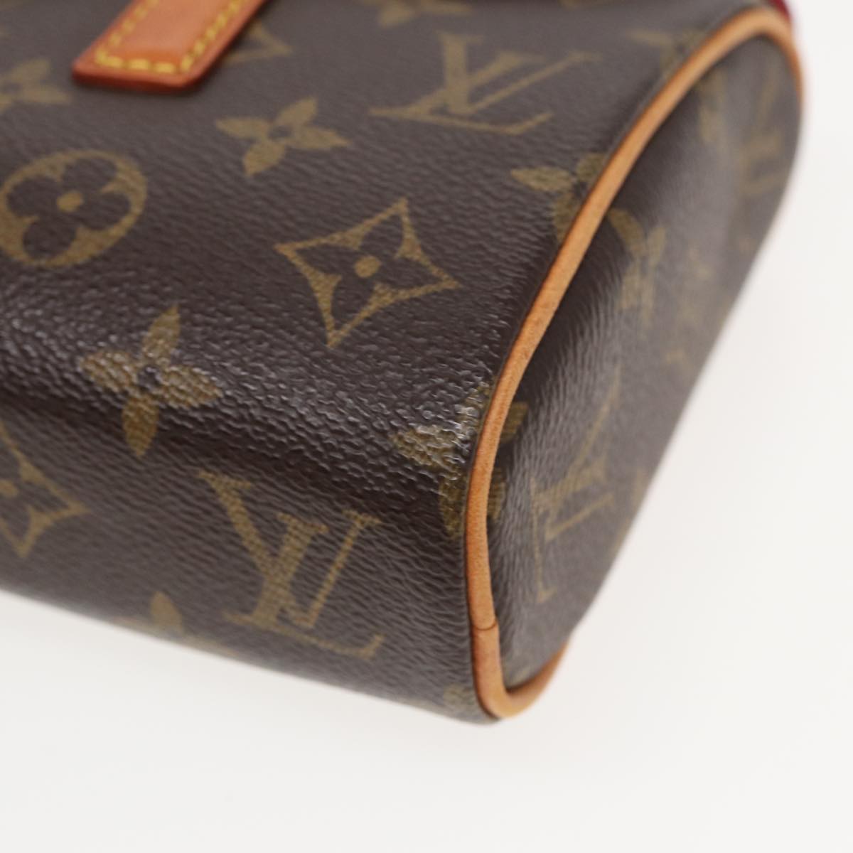 LOUIS VUITTON Monogram Sonatine Hand Bag M51902 LV Auth ar12119