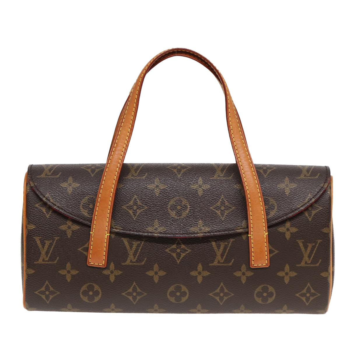 LOUIS VUITTON Monogram Sonatine Hand Bag M51902 LV Auth ar12119