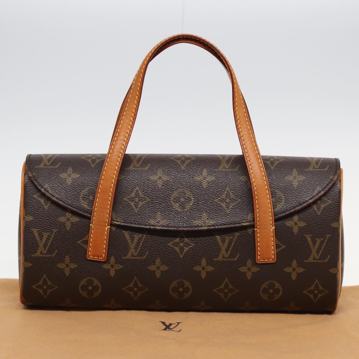 LOUIS VUITTON Monogram Sonatine Hand Bag M51902 LV Auth ar12119