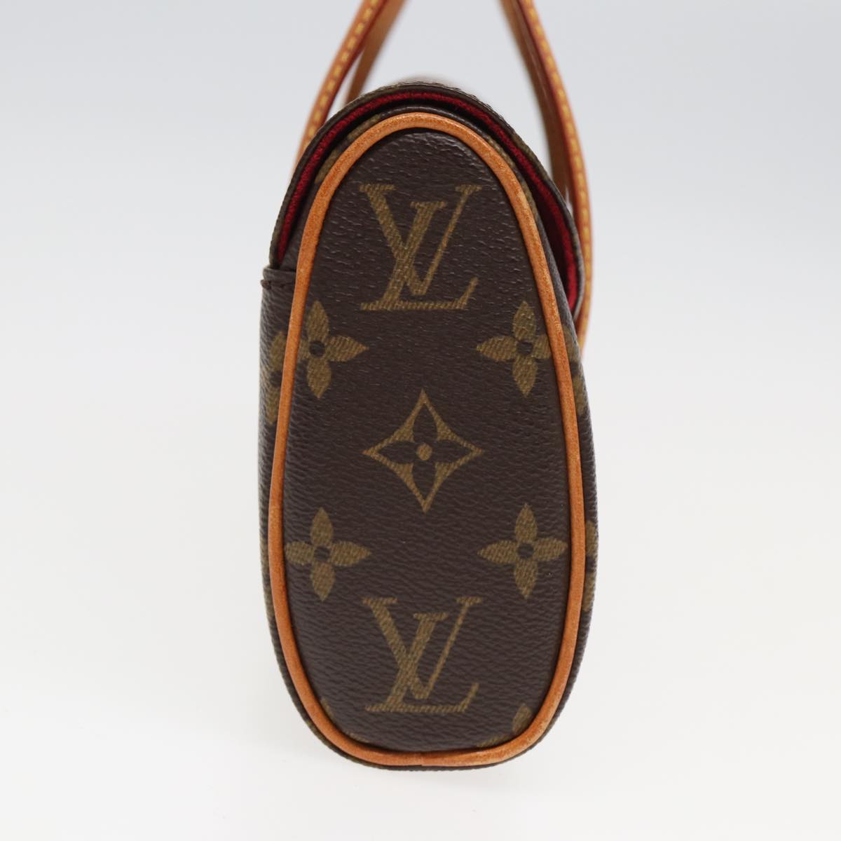 LOUIS VUITTON Monogram Sonatine Hand Bag M51902 LV Auth ar12119