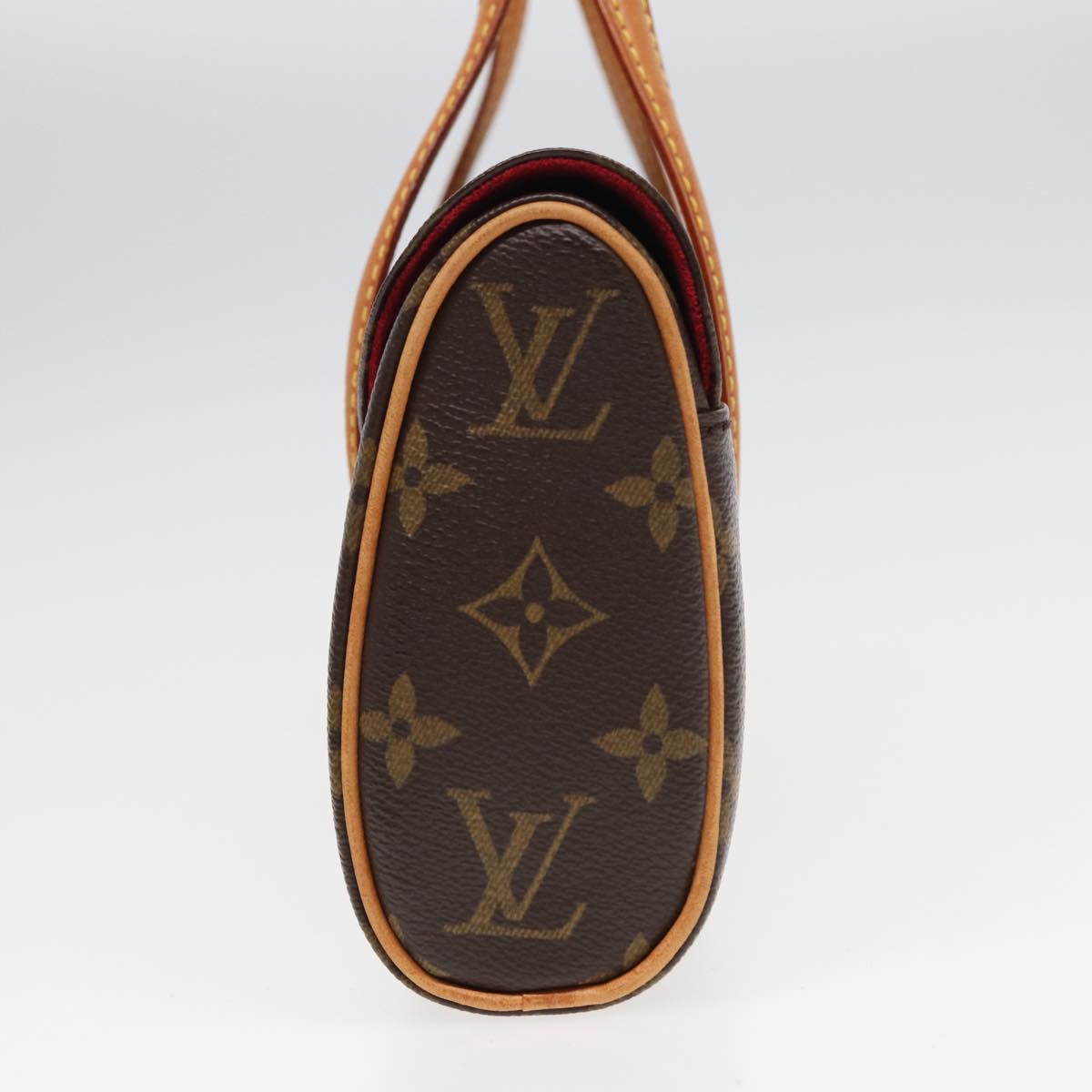 LOUIS VUITTON Monogram Sonatine Hand Bag M51902 LV Auth ar12119