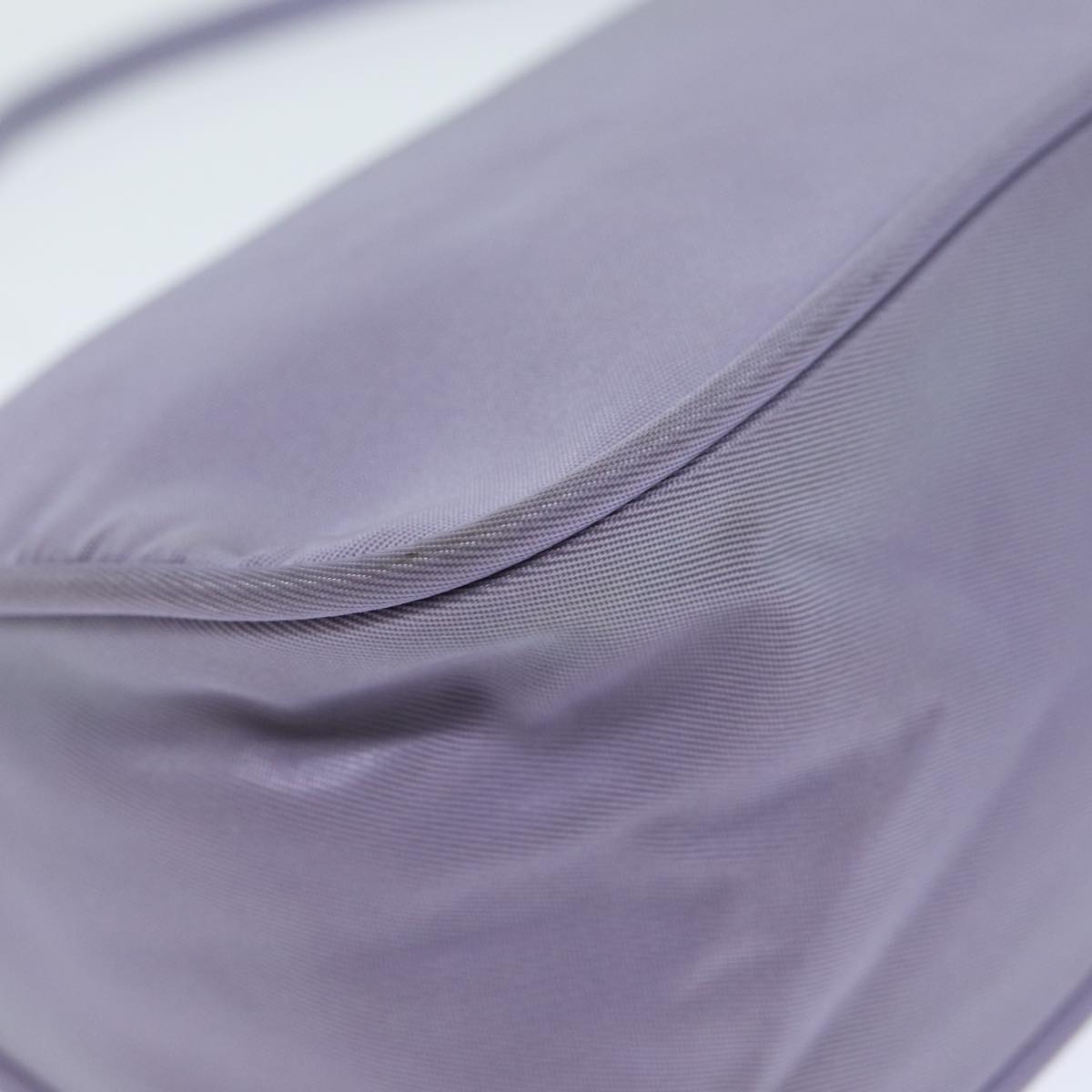 PRADA Accessory Pouch Nylon Purple Auth ar12130