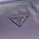PRADA Accessory Pouch Nylon Purple Auth ar12130-15