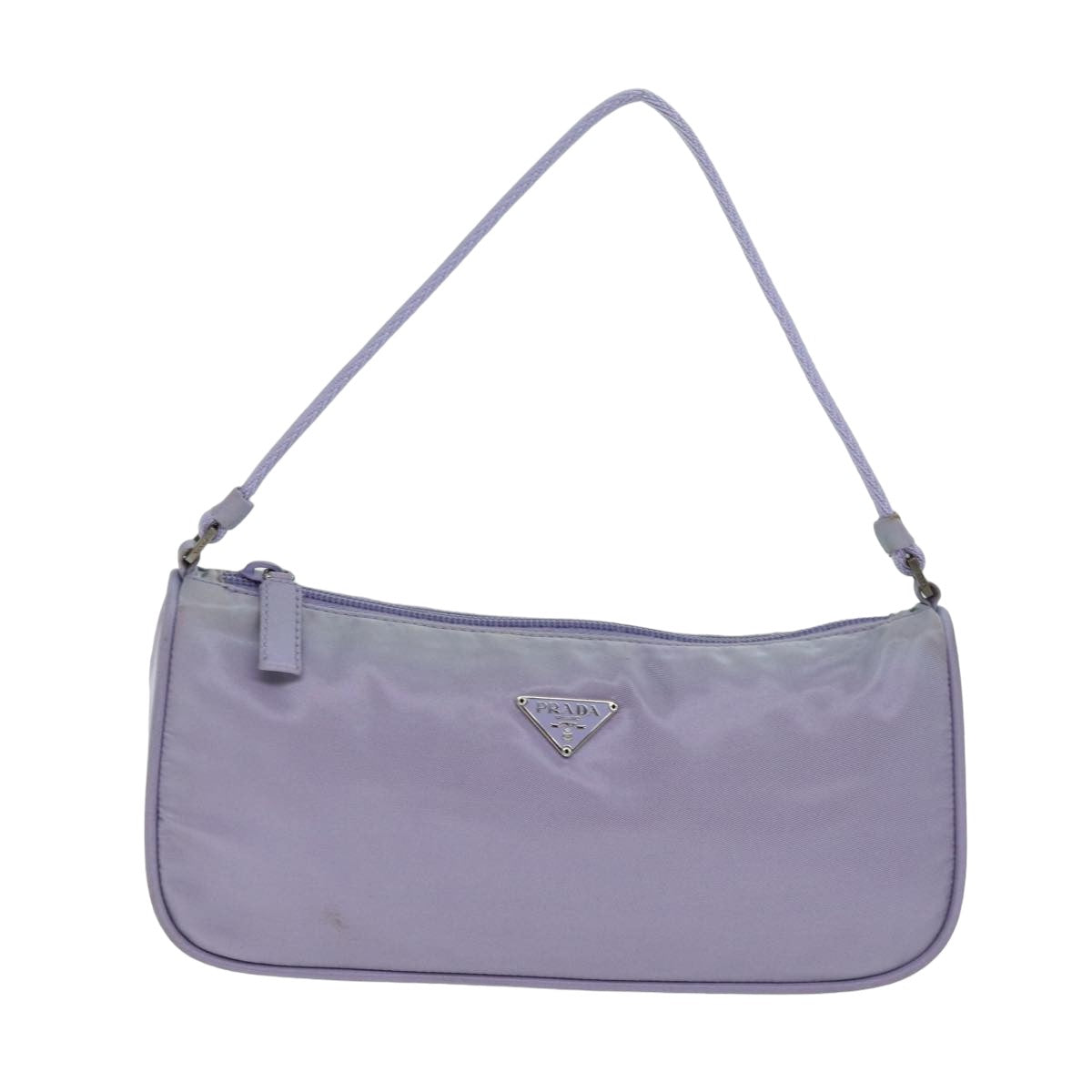 PRADA Accessory Pouch Nylon Purple Auth ar12130 - 0