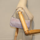 PRADA Accessory Pouch Nylon Purple Auth ar12130-21