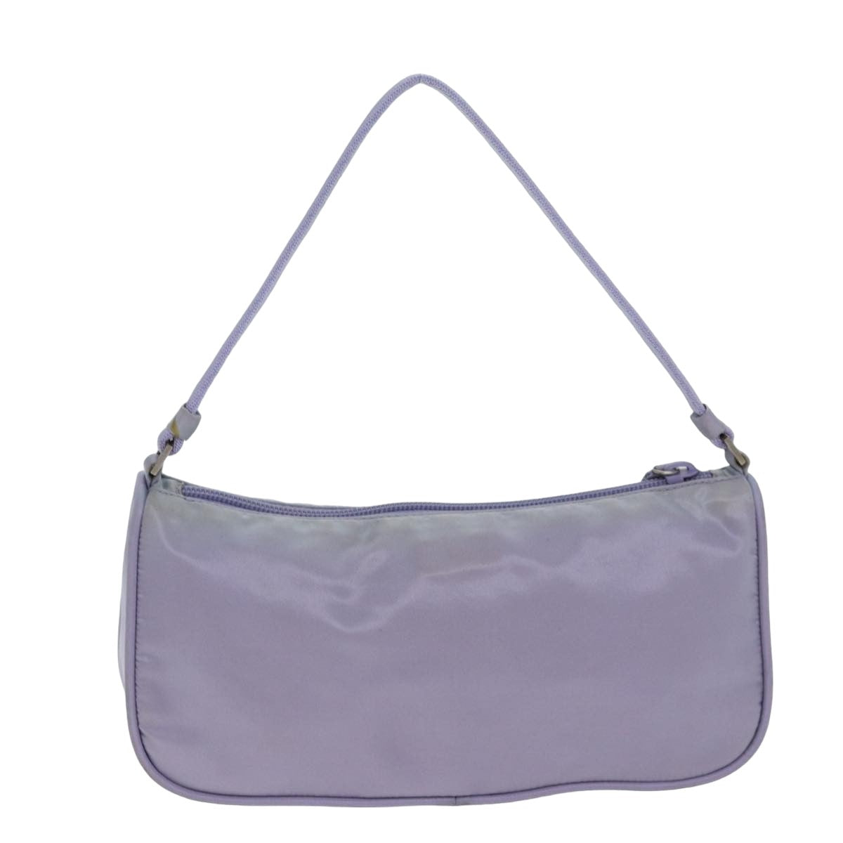 PRADA Accessory Pouch Nylon Purple Auth ar12130