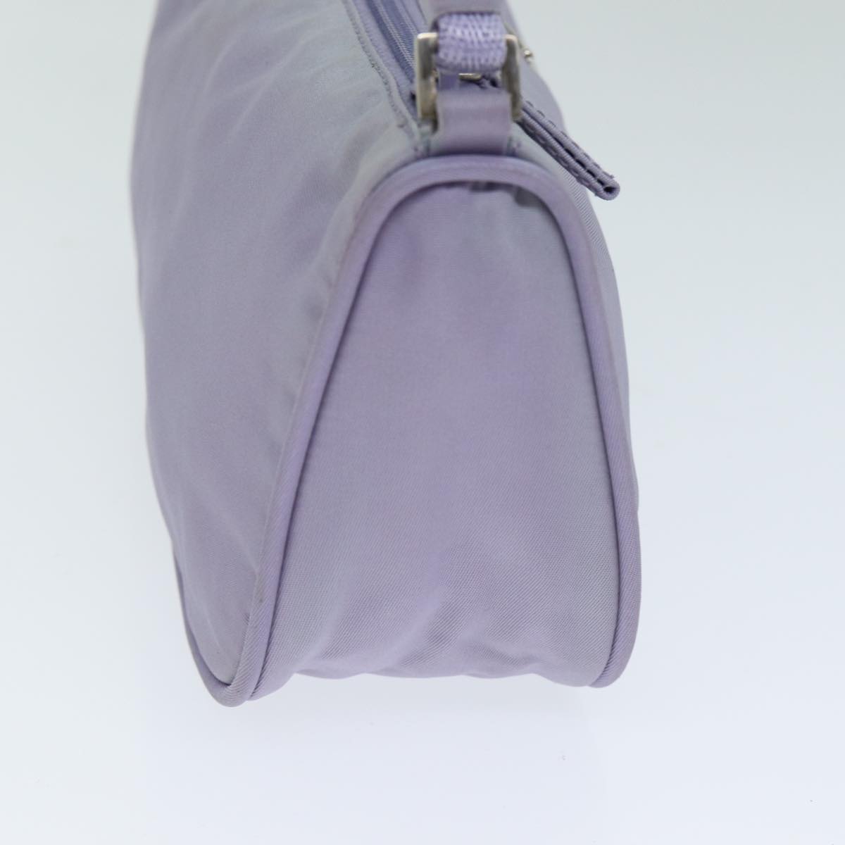 PRADA Accessory Pouch Nylon Purple Auth ar12130