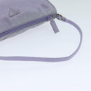 PRADA Accessory Pouch Nylon Purple Auth ar12130-7