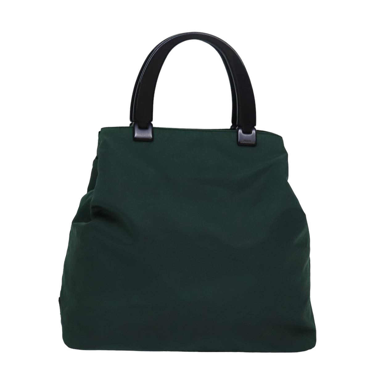 PRADA Hand Bag Nylon Green Auth ar12136 - 0