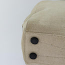 PRADA Hand Bag Canvas Beige Auth ar12140-15