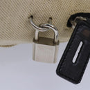 PRADA Hand Bag Canvas Beige Auth ar12140-17