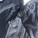 PRADA Hand Bag Canvas Beige Auth ar12140-19