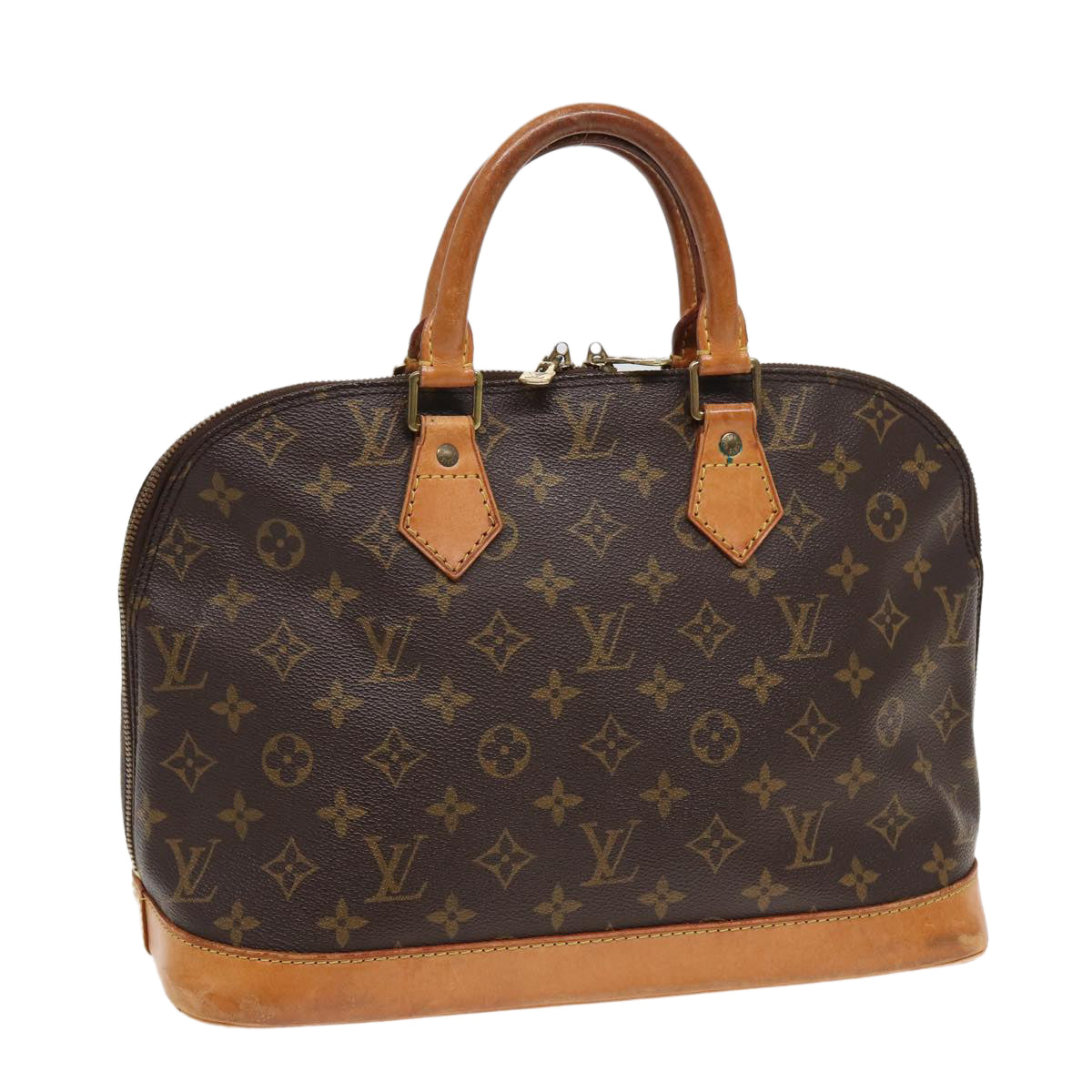 LOUIS VUITTON Monogram Alma Hand Bag M51130 LV Auth ar12141