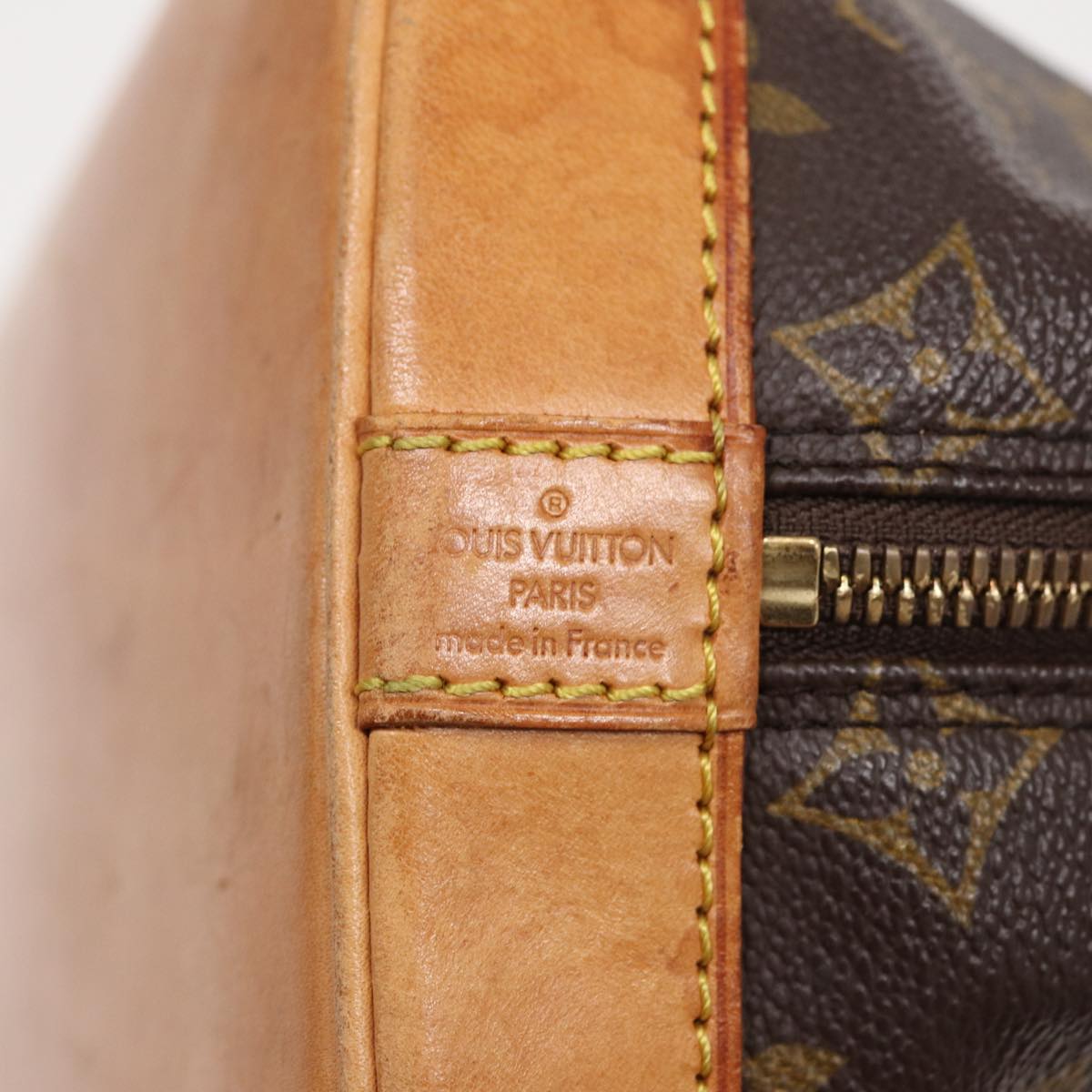 LOUIS VUITTON Monogram Alma Hand Bag M51130 LV Auth ar12141