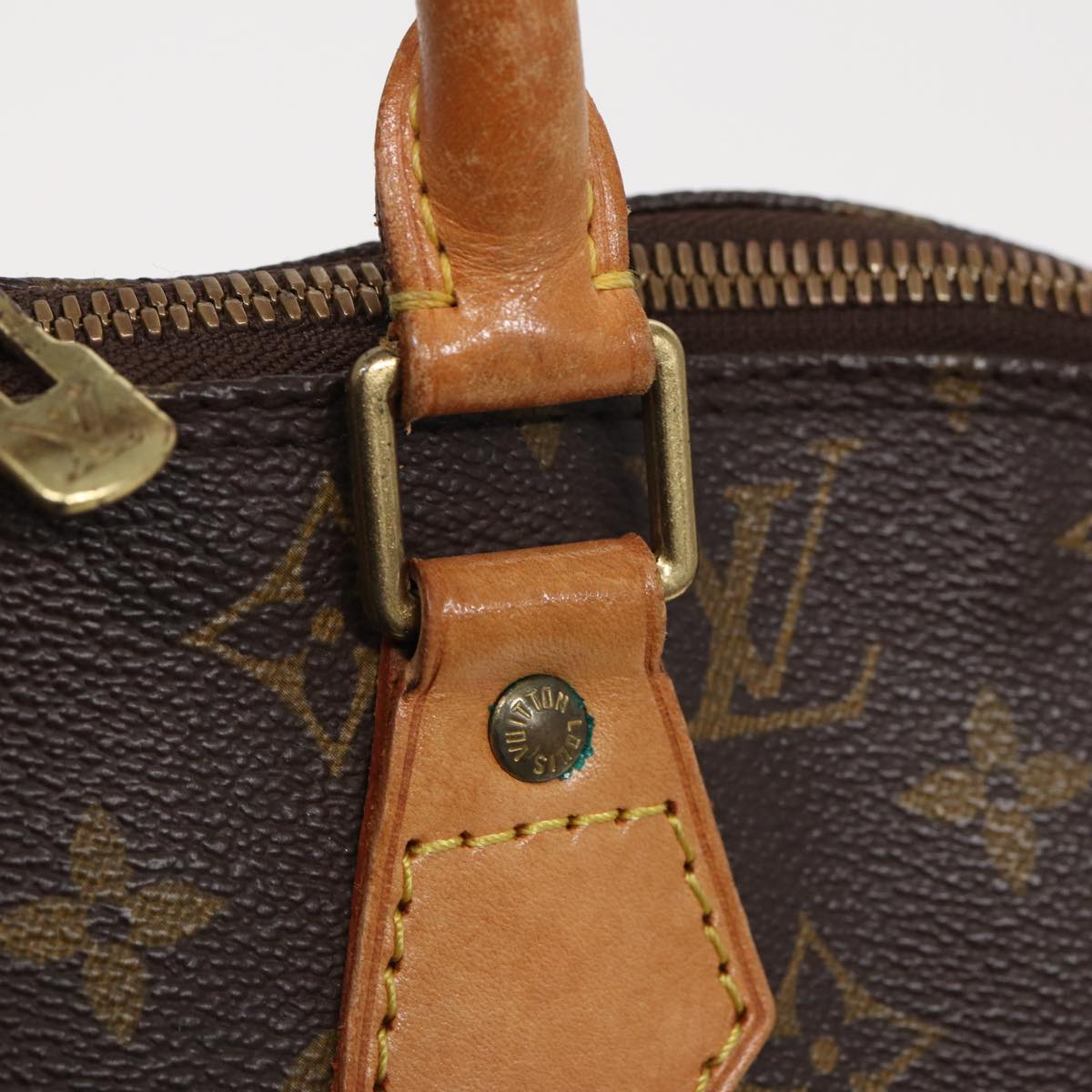 LOUIS VUITTON Monogram Alma Hand Bag M51130 LV Auth ar12141