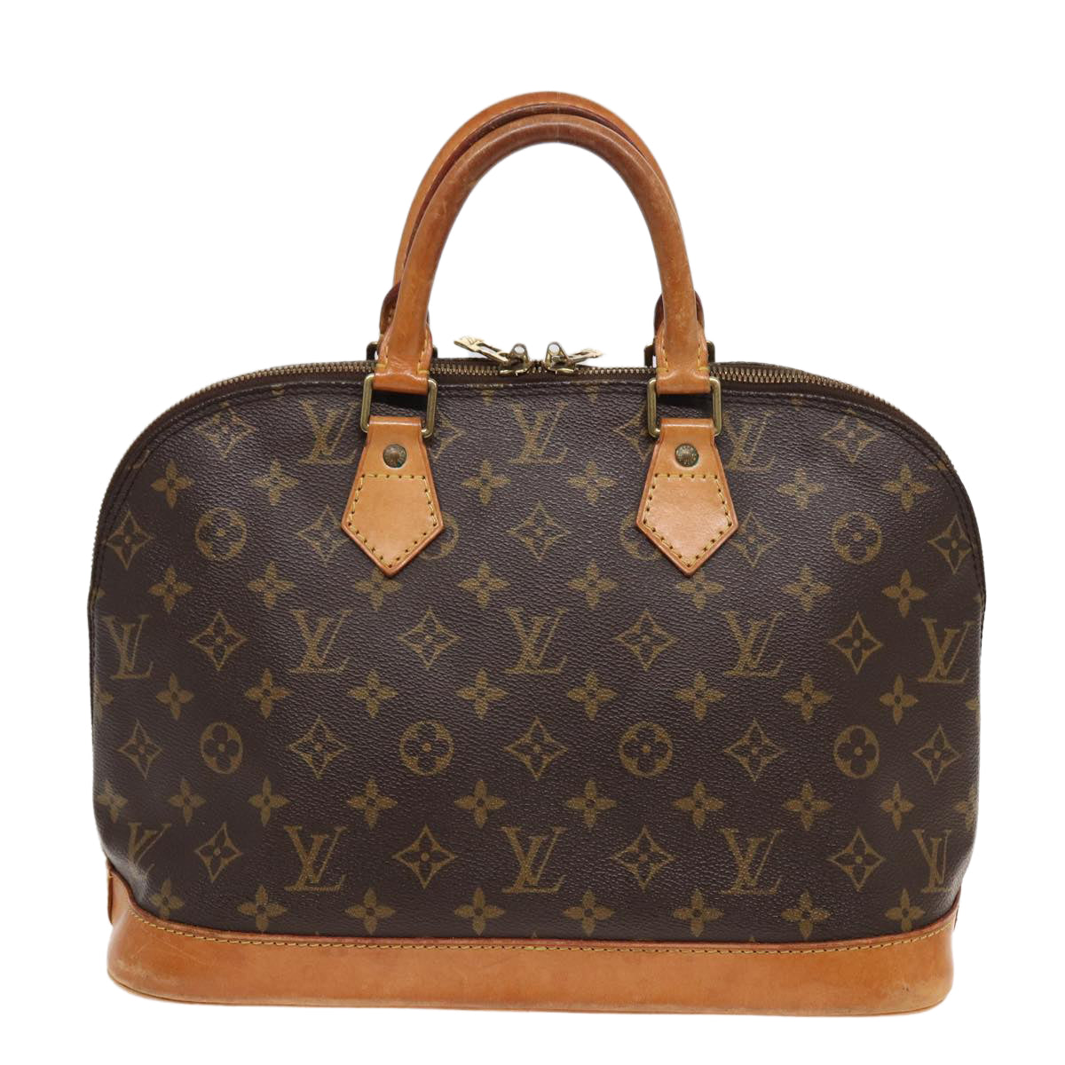 LOUIS VUITTON Monogram Alma Hand Bag M51130 LV Auth ar12141