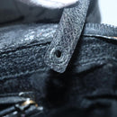 GUCCI Bamboo Vanity Hand Bag Leather 2way Black 013 2122 2491 Auth ar12149-11