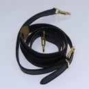 GUCCI Bamboo Vanity Hand Bag Leather 2way Black 013 2122 2491 Auth ar12149-22