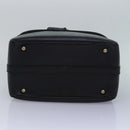 GUCCI Bamboo Vanity Hand Bag Leather 2way Black 013 2122 2491 Auth ar12149-5